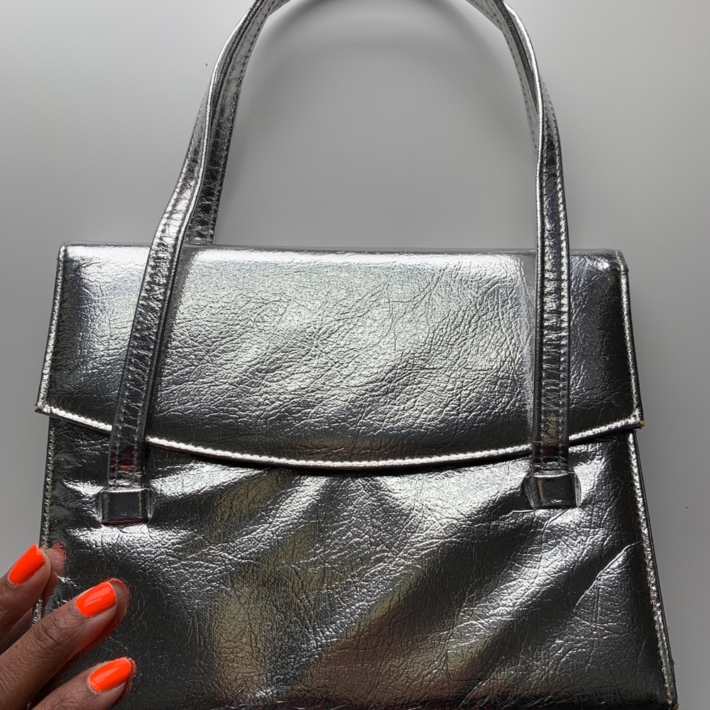 Silver small mini purse (sold)